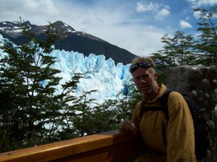 Stephan vor dem Gletscher